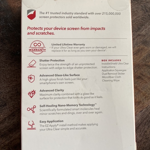 ZAGG InvisibleShield Ultra Clear+ for Apple Watch Series 6/SE/5/4 (40mm Screen) - Picture 3 of 8